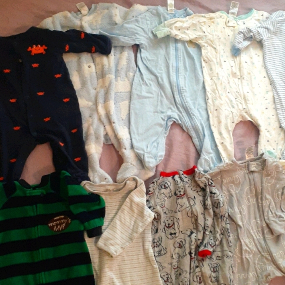 Boys 3-6 month body suits